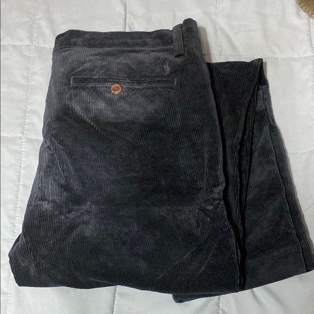 Polo by Ralph Lauren Black Corduroy Pants